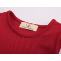 Grace Karin Children Kids Sleeveless Round Neck A-Line Red Girls Dress CL010482-3